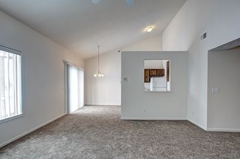 Vaulted ceilings (in select units)